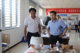 市委宣传部部长汪在祥调研屈家岭国家考古遗址公园
